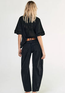 JEAN | GOOD LUCK MID RISE BARREL-Denim-FREE PEOPLE-Coriander