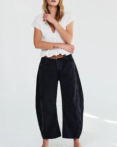 JEAN | GOOD LUCK MID RISE BARREL-Denim-FREE PEOPLE-Coriander