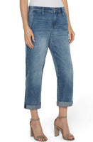 JEAN | NORMA CROP-Denim-LIVERPOOL-Coriander