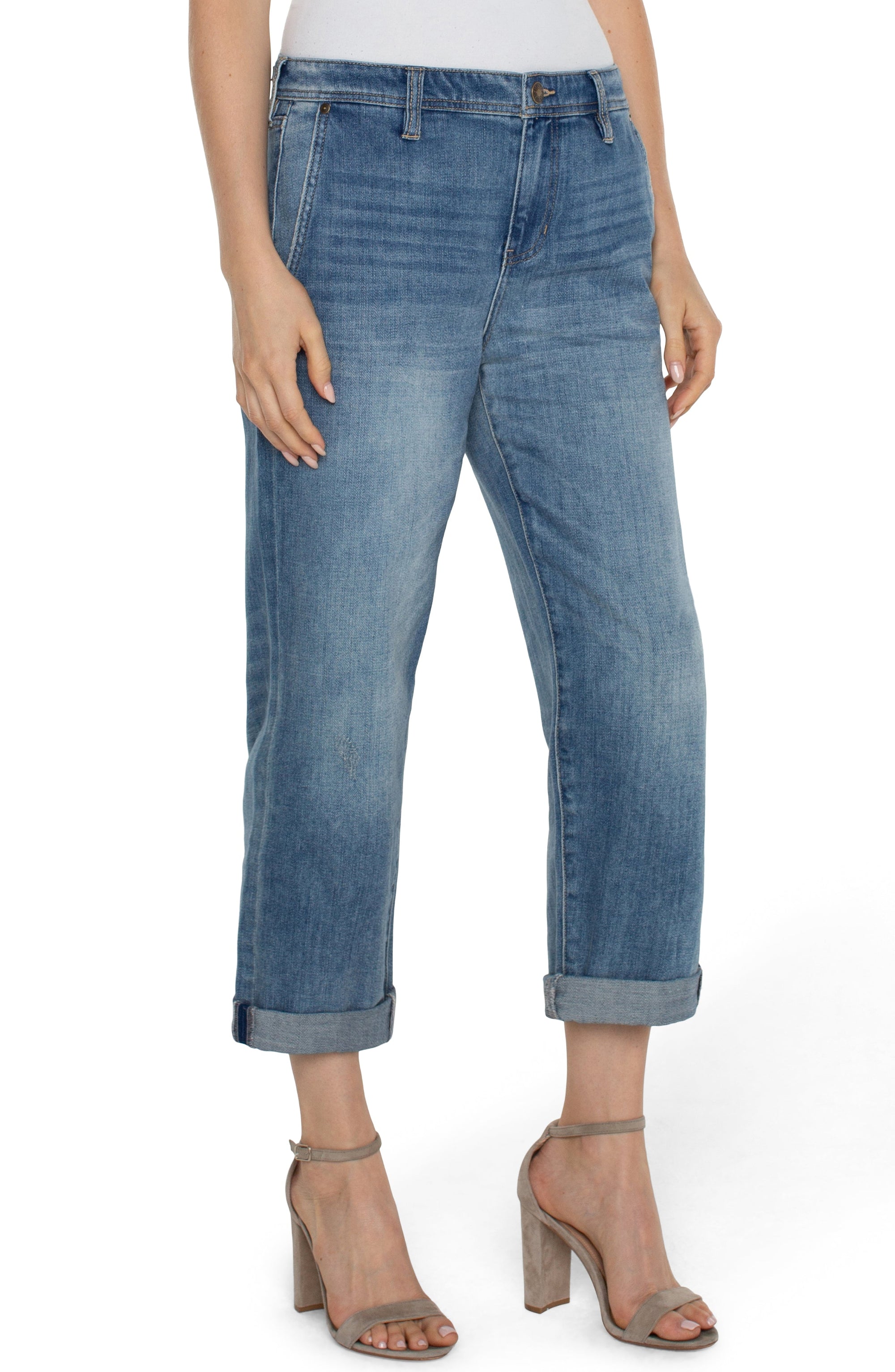 JEAN | NORMA CROP-Denim-LIVERPOOL-Coriander