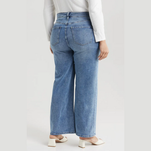 JEAN | STRIDE HR WIDE LEG - PLUS SIZE-Denim-LIVERPOOL-Coriander