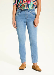 JEANS | BASIC PULL ON STRAIGHT ANKLE-Denim-FRENCH DRESSING JEANS-Coriander