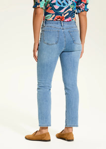 JEANS | BASIC PULL ON STRAIGHT ANKLE-Denim-FRENCH DRESSING JEANS-Coriander