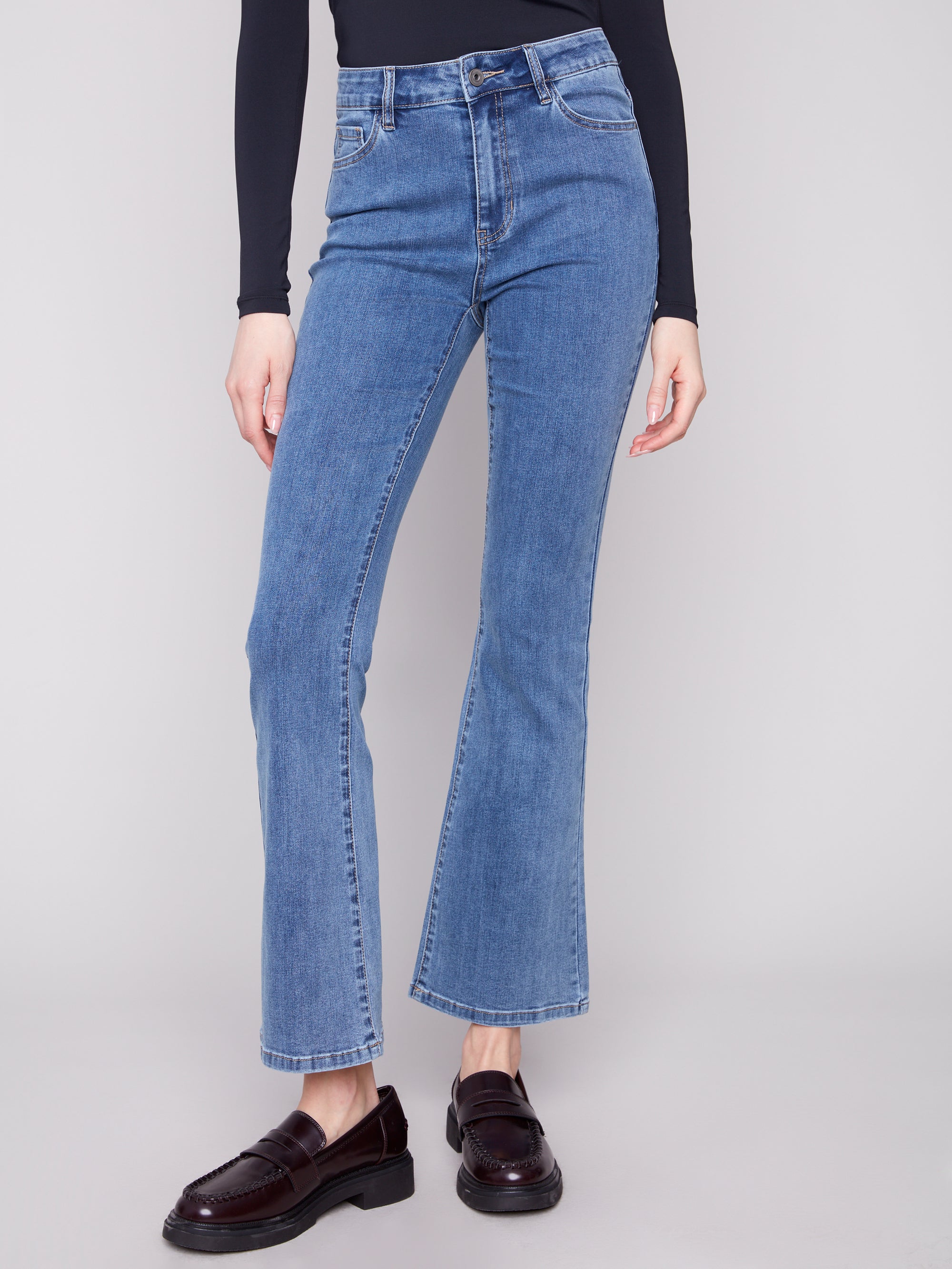 JEANS | BOOTCUT 5 POCKET-Denim-CHARLIE B-4-DEEP BLUE-Coriander