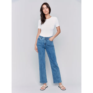 JEANS | CHARLOTTE STRAIGHT LEG-Denim-CHARLIE B-Coriander