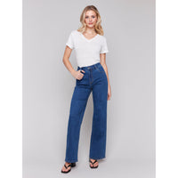 JEANS | CHLOE WIDE LEG-Denim-CHARLIE B-Coriander