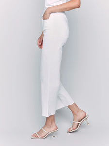 JEANS | FLARED WITH RAW EDGE-Bottoms-CHARLIE B-Coriander