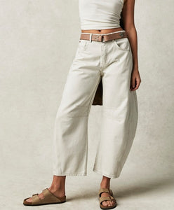 JEANS | GOOD LUCK BARREL-Denim-FREE PEOPLE-Coriander