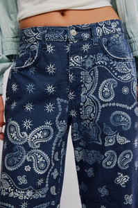 JEANS | GOOD LUCK PRINTED BARREL-Denim-FREE PEOPLE-Coriander