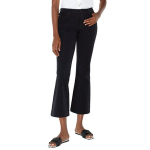 JEANS | HANNAH CROPPED FLARE: BLACK-Denim-LIVERPOOL-Coriander