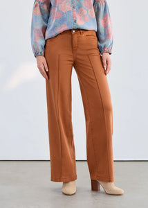 JEANS | OLIVIA WIDE LEG: BRONZE-Denim-FRENCH DRESSING JEANS-2-BRONZE-Coriander