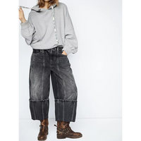 JEANS | OLSEN CUFFED BARREL-Denim-FREE PEOPLE-Coriander
