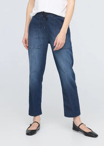 JEANS | PERFORMANCE DENIM LITE HARBOUR PANT-Denim-DUER-Coriander