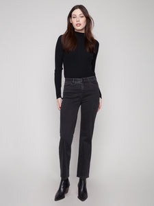 JEANS | STRAIGHT LEG STRETCH-Denim-CHARLIE B-Coriander