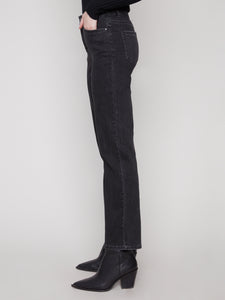 JEANS | STRAIGHT LEG STRETCH-Denim-CHARLIE B-Coriander