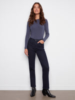 JEANS | STRAIGHT LEG STRETCH-Denim-CHARLIE B-Coriander