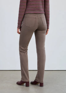 JEANS | SUZANNE STRAIGHT LEG: TAUPE-Denim-FRENCH DRESSING JEANS-Coriander