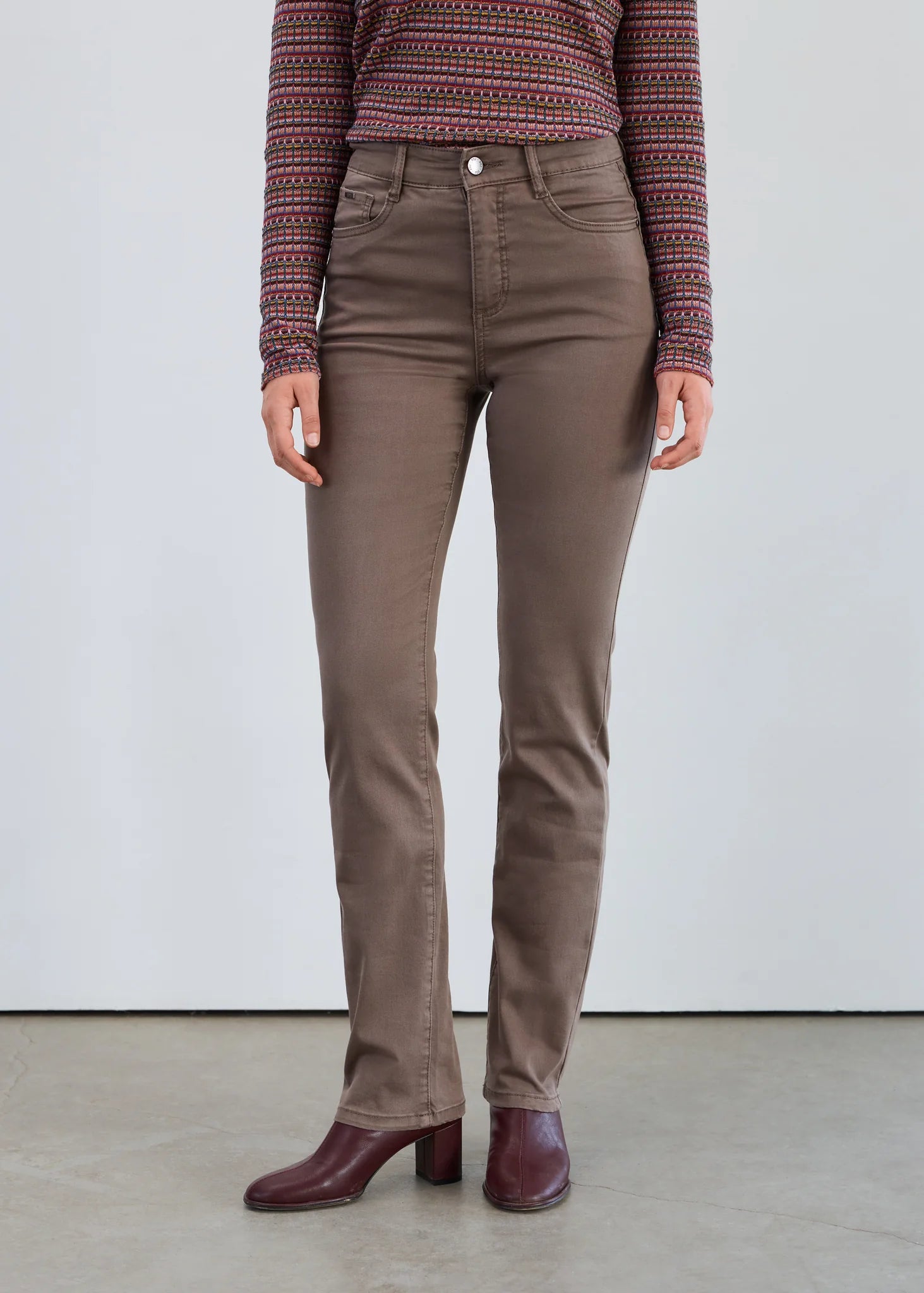 JEANS | SUZANNE STRAIGHT LEG: TAUPE-Denim-FRENCH DRESSING JEANS-4-TAUPE-Coriander