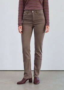 JEANS | SUZANNE STRAIGHT LEG: TAUPE-Denim-FRENCH DRESSING JEANS-4-TAUPE-Coriander