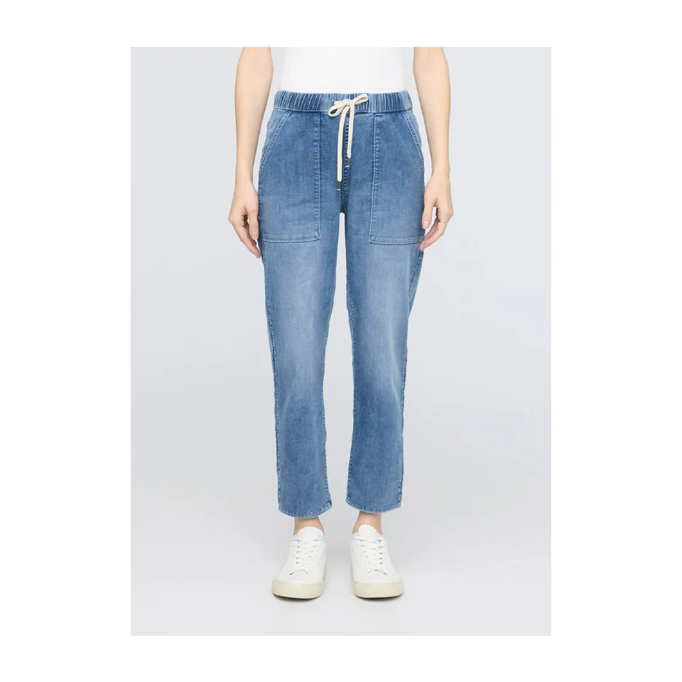 JEANS | WOMEN'S PERFORMANCE DENIM LITE HARBOUR PANT-Denim-DUER-Coriander