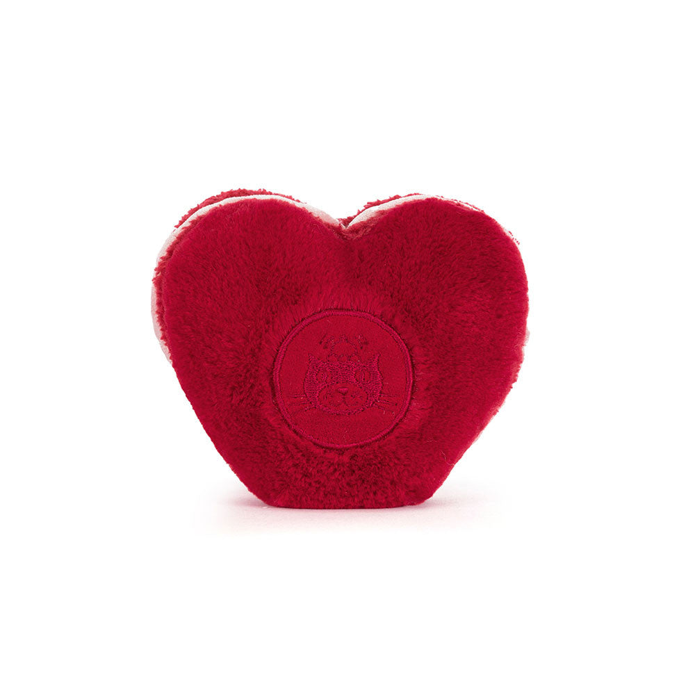 JELLYCAT | AMUSEABLES ARLETTE HEART MACARON RED