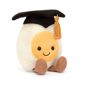 STUFFIE | AMUSEABLES BOILED EGG: GRADUATION-Stuffie-JELLYCAT-Coriander