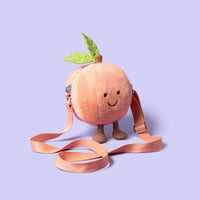 JELLYCAT | AMUSEABLES PEACH SHOULDER BAG-Stuffie-JELLYCAT-Coriander