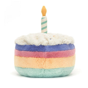 JELLYCAT | AMUSEABLES RAINBOW BIRTHDAY CAKE-Stuffies-JELLYCAT-Coriander