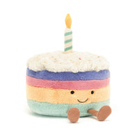 JELLYCAT | AMUSEABLES RAINBOW BIRTHDAY CAKE-Stuffies-JELLYCAT-Coriander