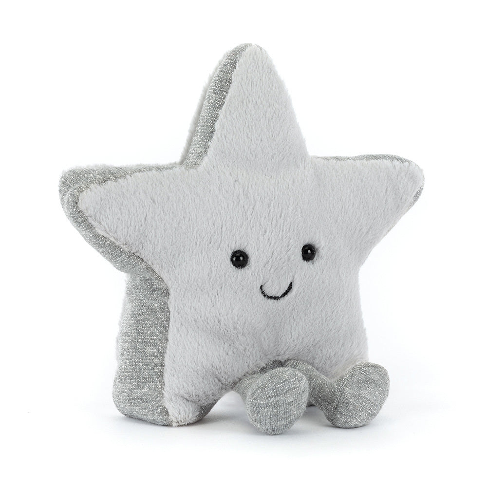 JELLYCAT | AMUSEABLES SILVER STAR-Stuffies-JELLYCAT-Coriander