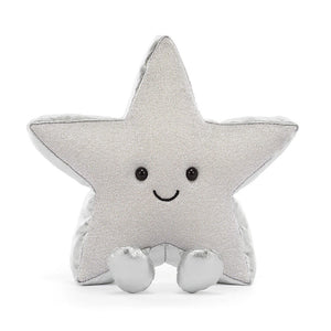 JELLYCAT | AMUSEABLES SILVER STAR-Uncategorised-JELLYCAT-Coriander