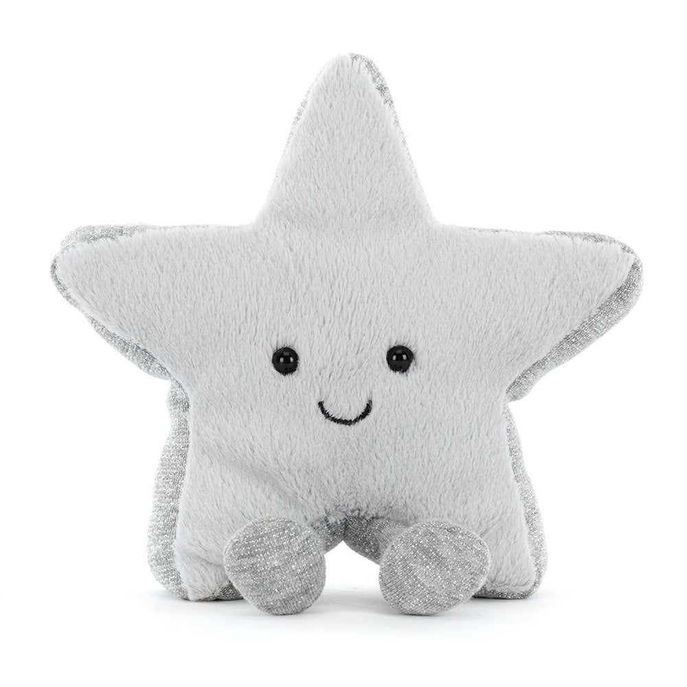 JELLYCAT | AMUSEABLES SILVER STAR-Stuffies-JELLYCAT-Coriander