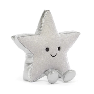 JELLYCAT | AMUSEABLES SILVER STAR-Uncategorised-JELLYCAT-Coriander