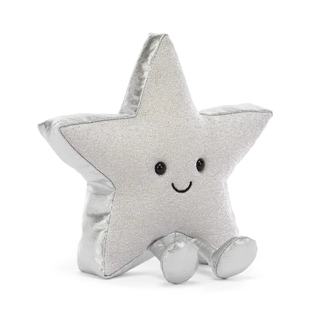 JELLYCAT | AMUSEABLES SILVER STAR-Uncategorised-JELLYCAT-Coriander