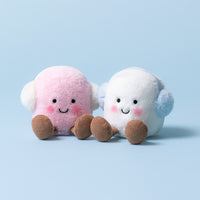 JELLYCAT | AMUSEABLES TOASTIE PINK & WHITE MARSHMALLOWS-Stuffies-JELLYCAT-Coriander