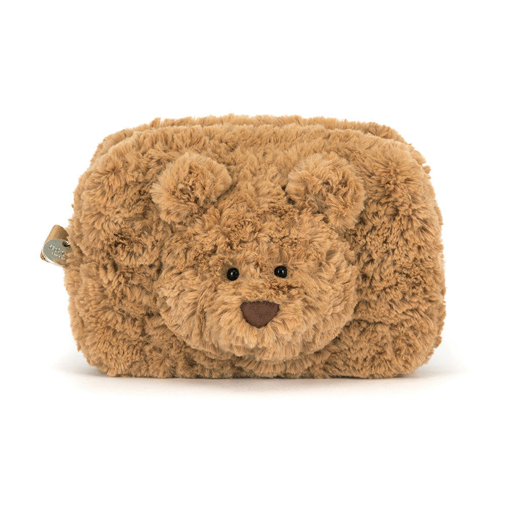 JELLYCAT BAG | BARTHOLOMEW BEAR POUCH-Bags & Wallets-JELLYCAT-Coriander