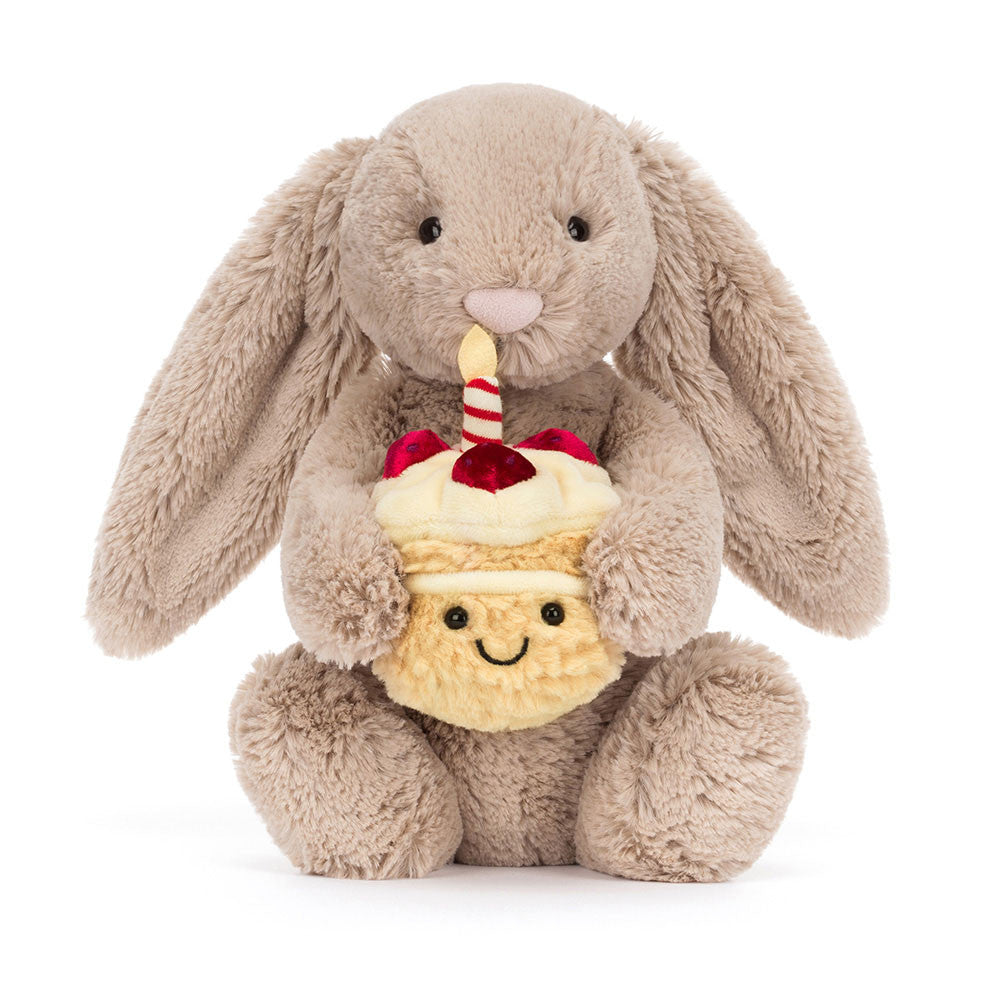 JELLYCAT | BASHFUL BEIGE BUNNY: BIRTHDAY-Stuffies-JELLYCAT-Coriander