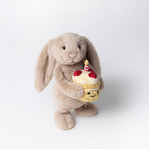 JELLYCAT | BASHFUL BEIGE BUNNY: BIRTHDAY-Stuffies-JELLYCAT-Coriander