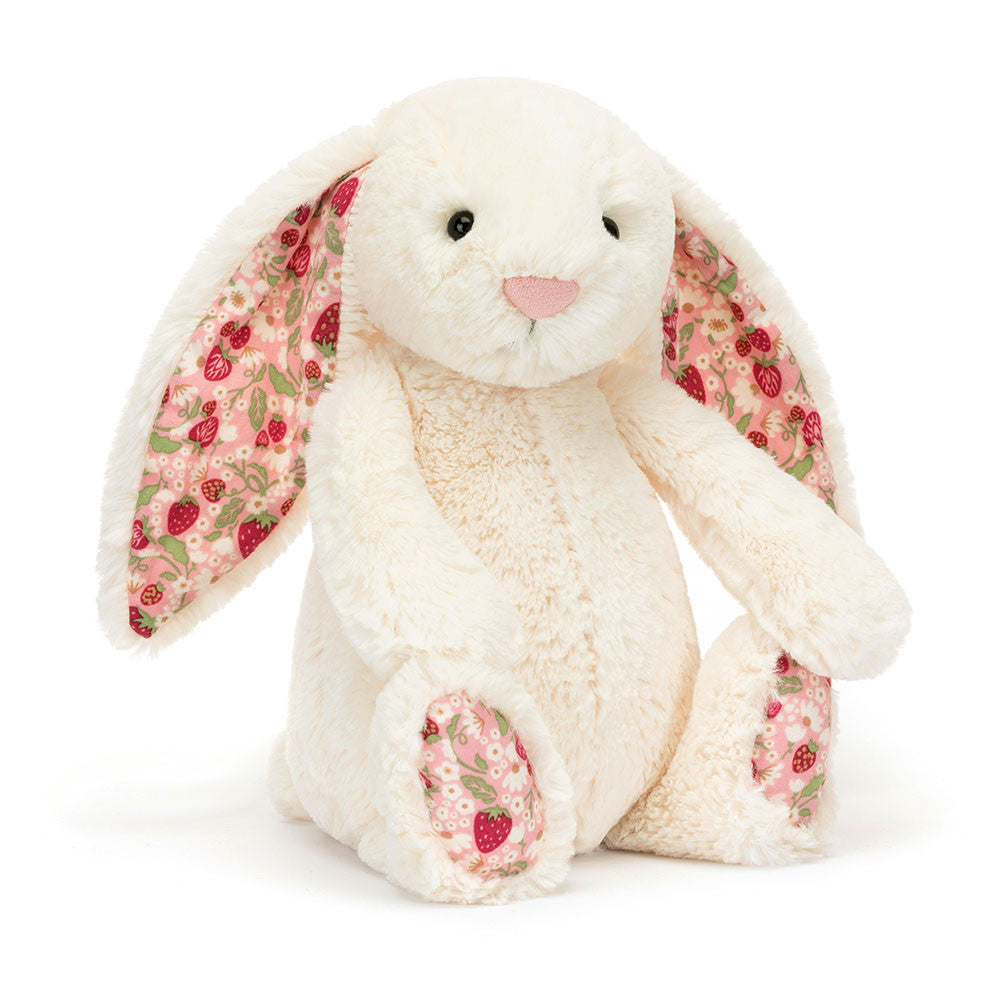 JELLYCAT | BLOSSOM CREAM BUNNY BERRY: LITTLE-Stuffed Animal-JELLYCAT-Coriander