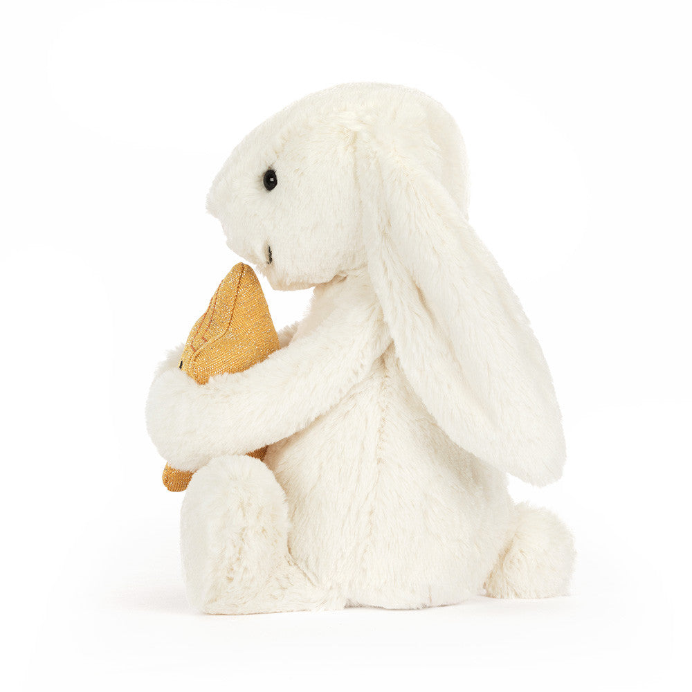 JELLYCAT | CREAM BUNNY WITH STAR-Stuffie-JELLYCAT-Coriander