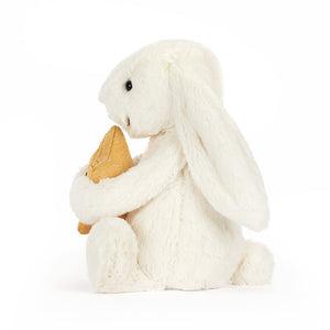 JELLYCAT | CREAM BUNNY WITH STAR-Stuffie-JELLYCAT-Coriander