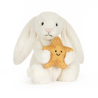 JELLYCAT | CREAM BUNNY WITH STAR-Stuffie-JELLYCAT-Coriander