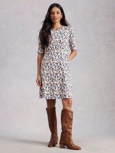 JERSEY DRESS | OLIVIA-Dresses-WHITE STUFF-Coriander