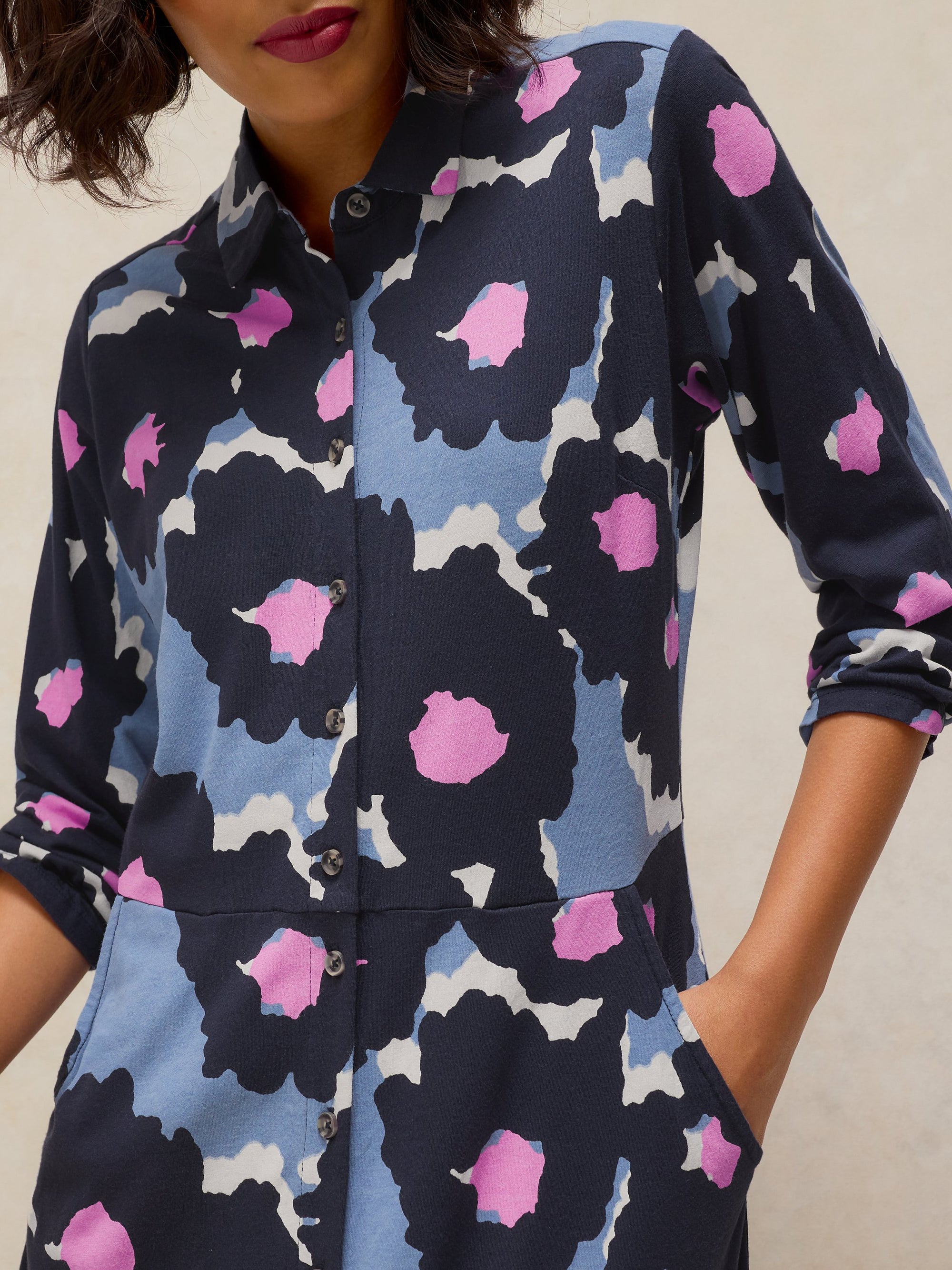 JERSEY DRESS | RUA-Dresses-WHITE STUFF-Coriander