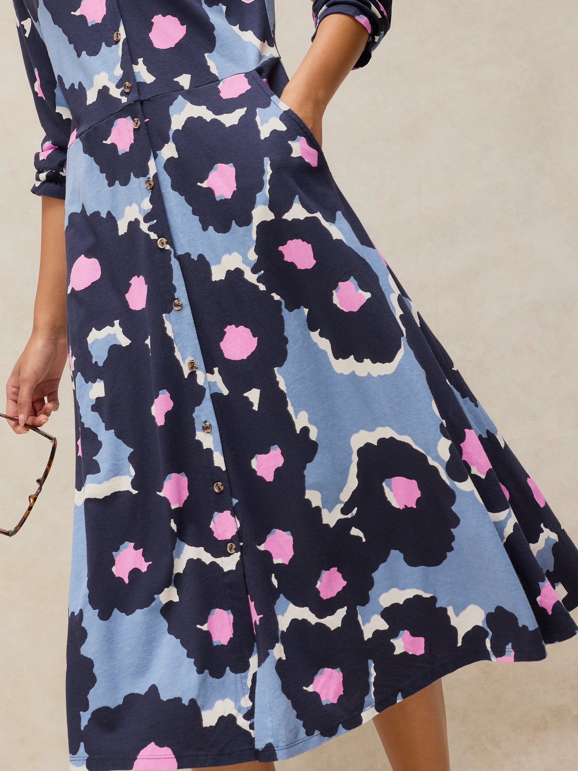 JERSEY DRESS | RUA-Dresses-WHITE STUFF-Coriander