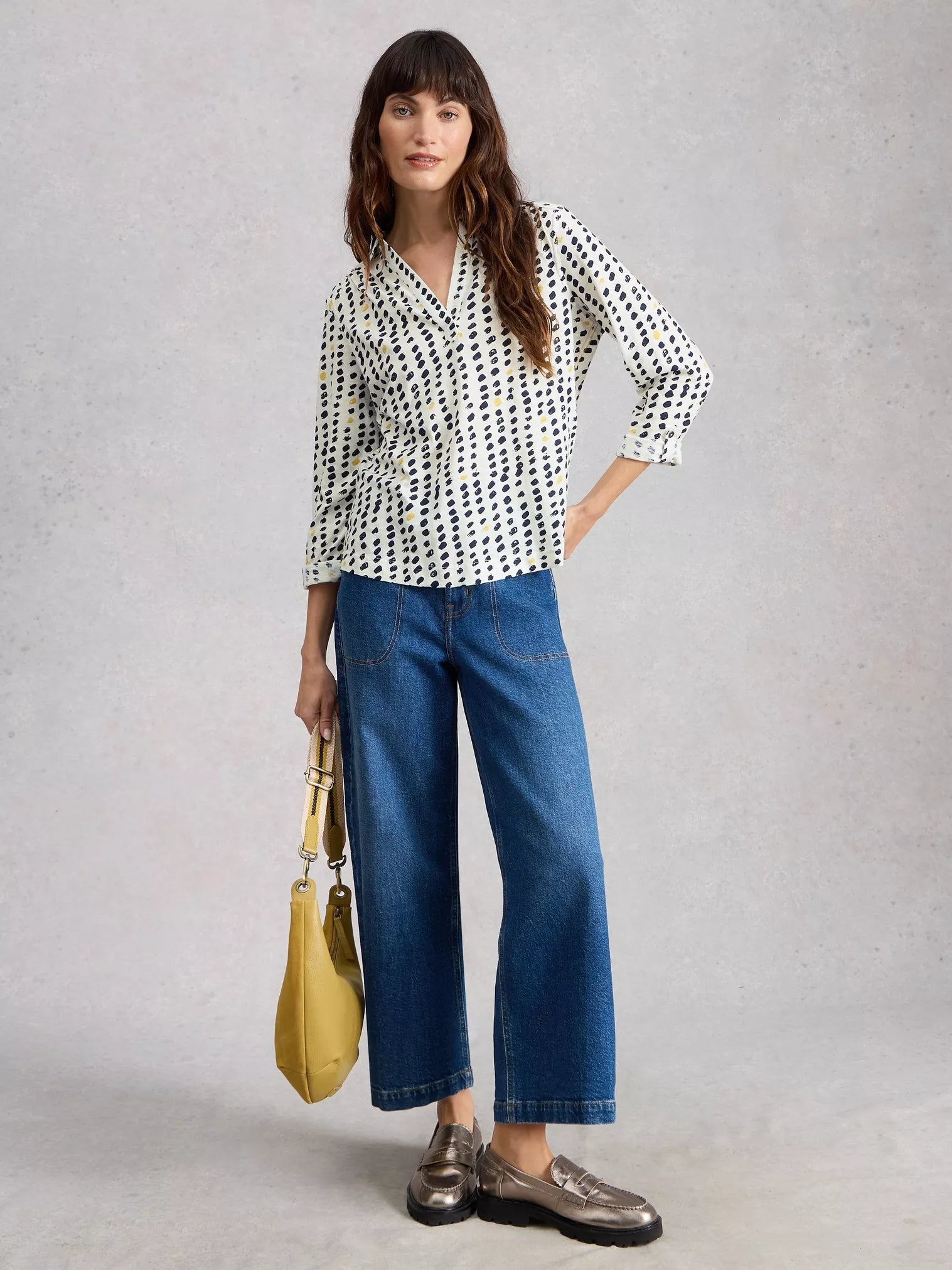 JERSEY SHIRT | ALLIE-Tops-WHITE STUFF-Coriander