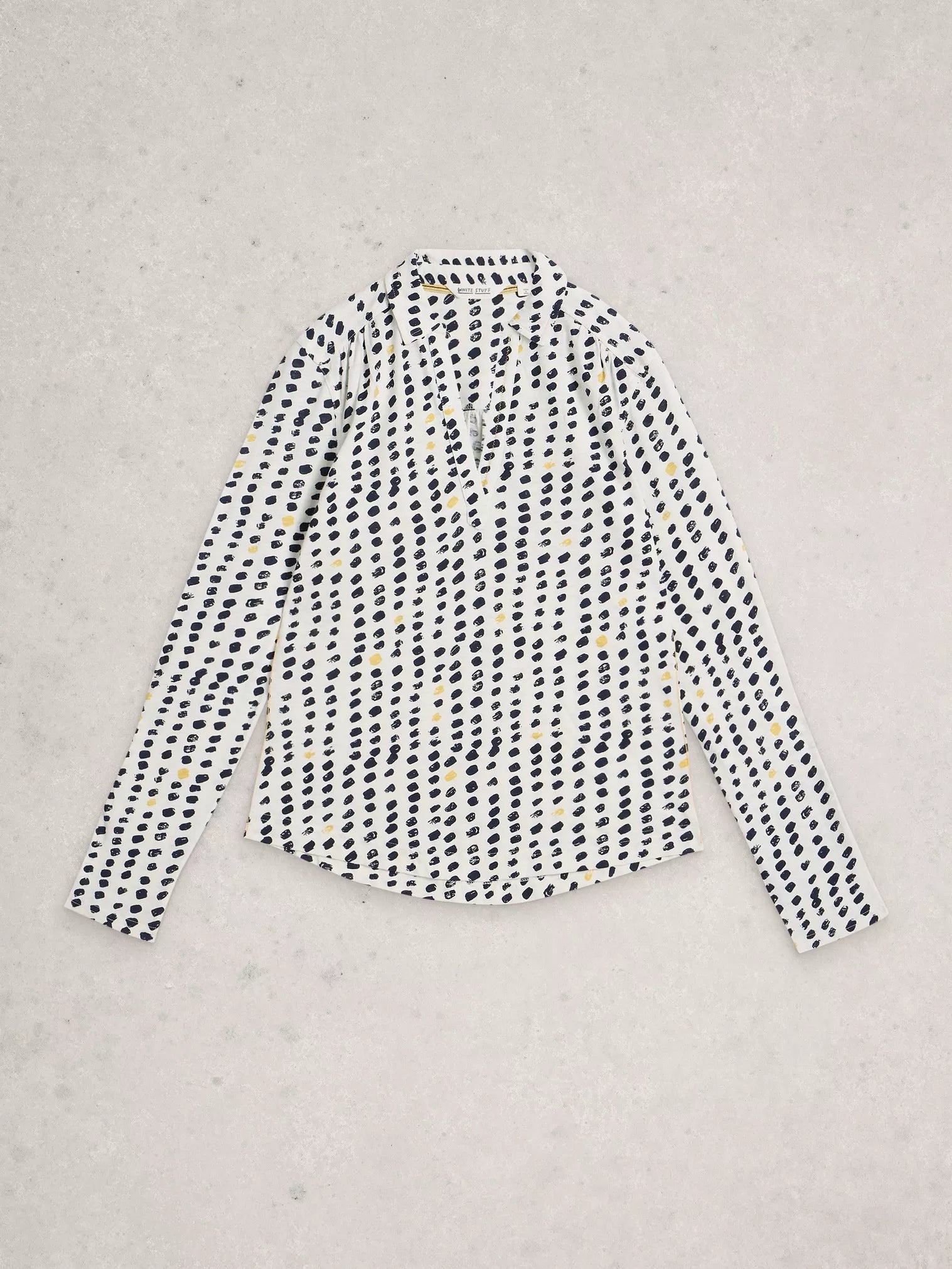 JERSEY SHIRT | ALLIE-Tops-WHITE STUFF-Coriander