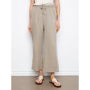 JOGGER PANTS | TENCEL WIDE LEG-Bottom-CHARLIE B-Coriander
