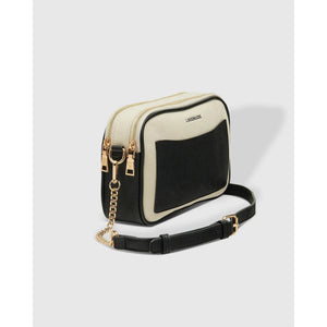 JOLENE CANVAS CROSSBODY-Bags & Wallets-LOUENHIDE-BLACK-Coriander