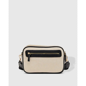 JOLENE CANVAS CROSSBODY-Bags & Wallets-LOUENHIDE-BLACK-Coriander